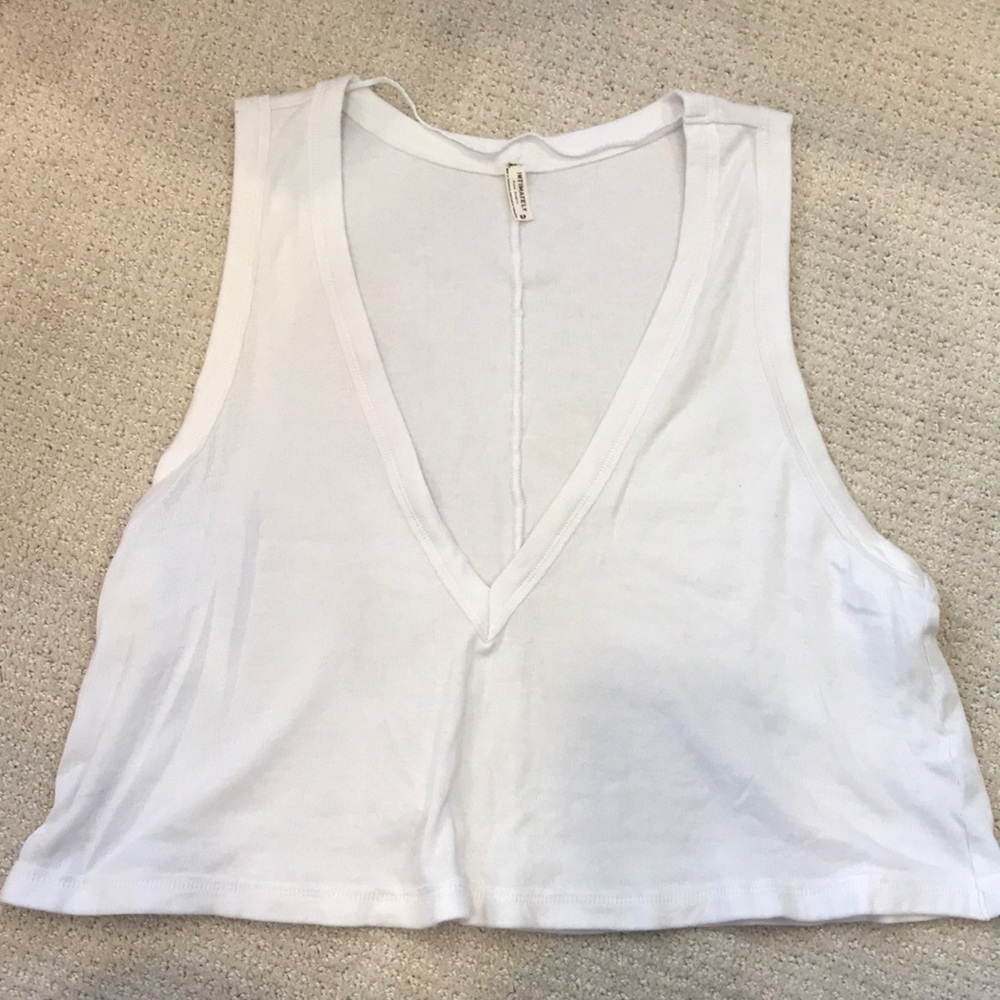 White crop top